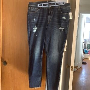 Old Navy woman’s rockstar super skinny jeans